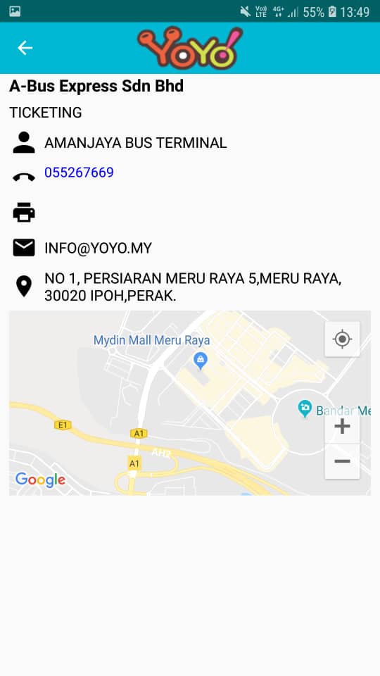 Yoyo Mobile App Contact Info